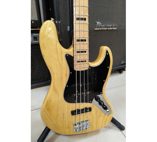 Fender Jazz Bass JB-75 бас-гитара, цвет натуральный, Япония 2002-2004 Япония USED
