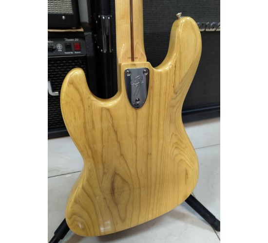 Fender Jazz Bass JB-75 бас-гитара, цвет натуральный, Япония 2002-2004 Япония USED