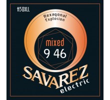 Savarez H50XLL Hexagonal Explosion Комплект струн для электрогитары, никелированные, 9-46