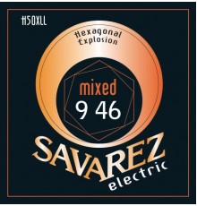 Savarez H50XLL Hexagonal Explosion Комплект струн для электрогитары, никелированные, 9-46