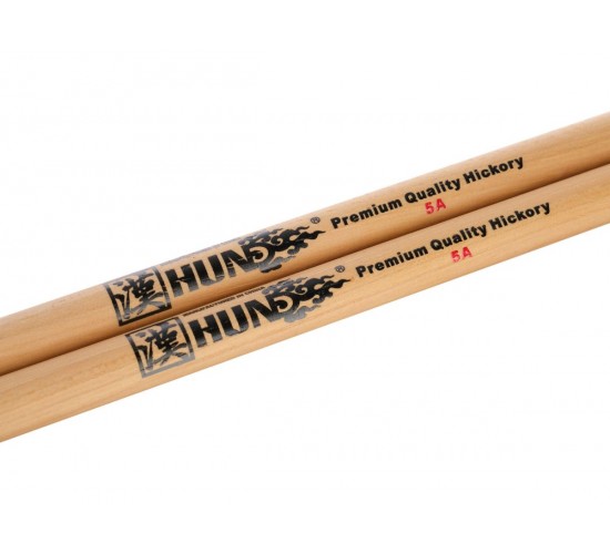 HUN 10101001009 Natural Series 5A Барабанные палочки, орех гикори, деревянный наконечник