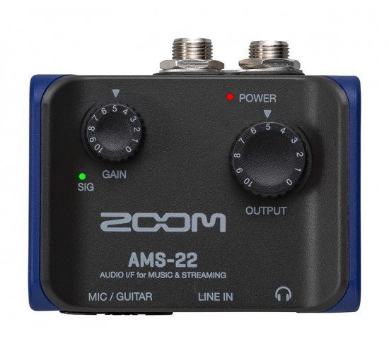 Zoom AMS-22 Аудиоинтерфейс для музыки и стриминга