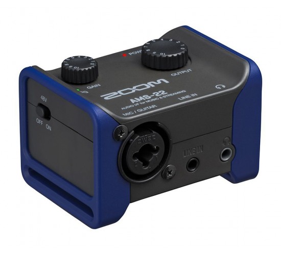 Zoom AMS-22 Аудиоинтерфейс для музыки и стриминга