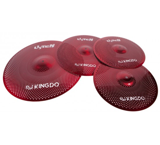 KingDo LISTEN SET 14«+16»+20" RED комплект тарелок, специальный сплав, medium, звучание тихое