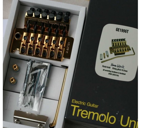 Gotoh 1996T, позолота, тремоло Floyd Rose, без топлока, сустейн блок 36 мм