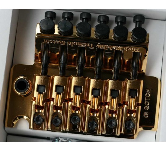 Gotoh 1996T, позолота, тремоло Floyd Rose, без топлока, сустейн блок 36 мм