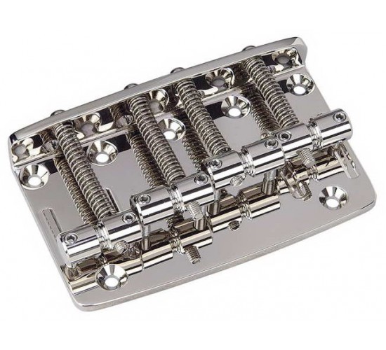 Gotoh 203B-4, бридж басовый, 4-х струнный, хром