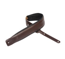 Levy's DM1PD-DBR Heirloom Series Ремень для гитары, кожаный, коричневый