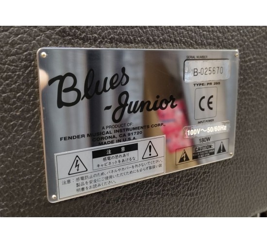 Fender Blues Junior ламповый гитарный комбоусилитель, США USED