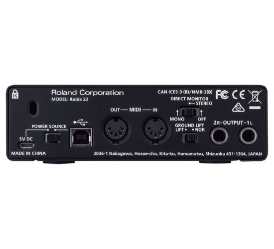 Roland Rubix22 внешний аудиоинтерфейс