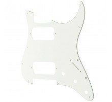 Musiclily MX2248WH Защитная накладка электрогитары Fender Stratocaster HH, 3 слоя, белая