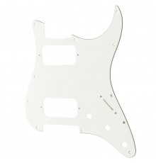 Musiclily MX2248WH Защитная накладка электрогитары Fender Stratocaster HH, 3 слоя, белая