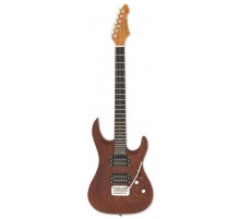 Aria MAC-DLX STBR электрогитара, цвет Stained Brown