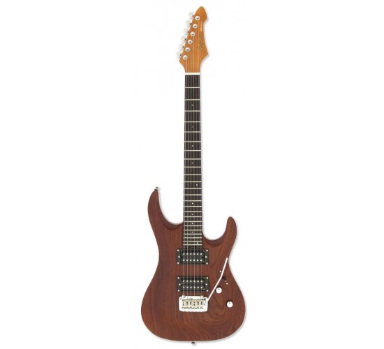 Aria MAC-DLX STBR электрогитара, цвет Stained Brown