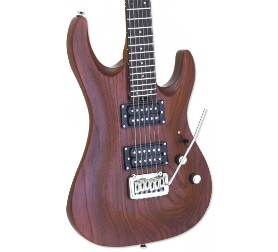 Aria MAC-DLX STBR электрогитара, цвет Stained Brown