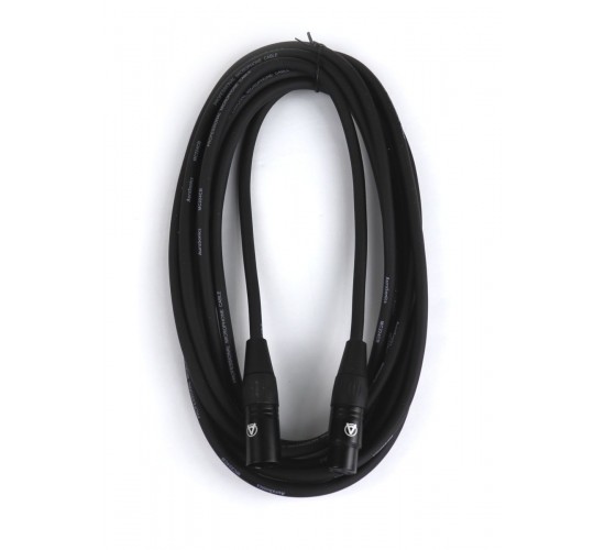 AuraSonics XMXF-5B кабель микрофонный XLR(F)-XLR(M), 5м, 24AWG, 0.23мм², черный