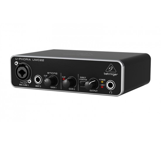 Behringer U-Phoria UMC22 USB-аудиоинтерфейс