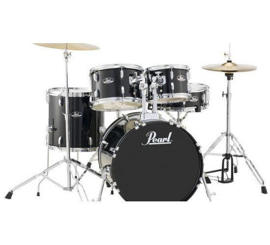 Pearl RS505C/C31 акустическая барабанная установка, цвет Jet Black (черный) (3 коробки)