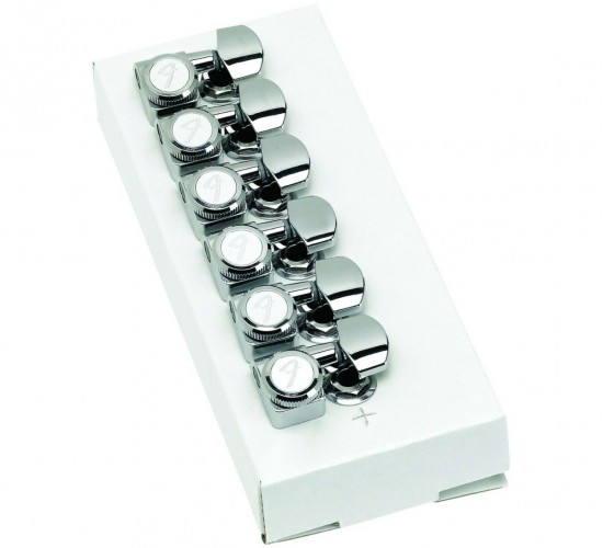 Fender Locking Tuners 099-0818-100 колки 6 в линию локовые F- Series, хром