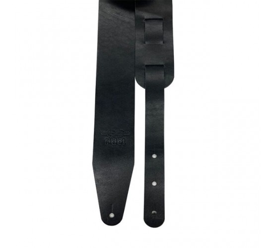 Fidel FL50003L Leather Ремень для гитары, кожаный, черный матовый