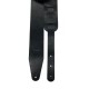 Fidel FL50003L Leather Ремень для гитары, кожаный, черный матовый