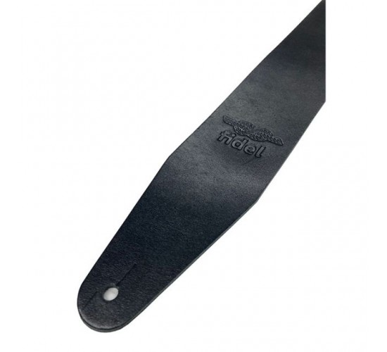 Fidel FL50003L Leather Ремень для гитары, кожаный, черный матовый