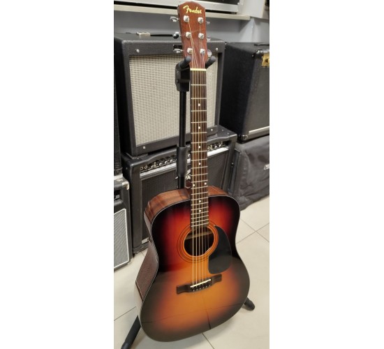 Fender CD-60 SBST акустическая гитара, цвет санберст USED
