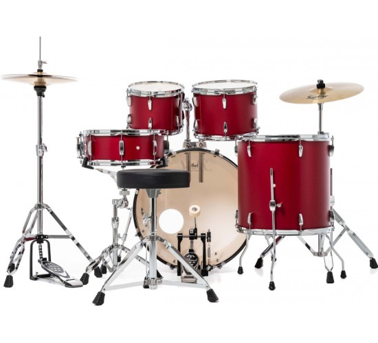 Pearl RS525SC/C747 барабанная установка, серия Roadshow, цвет 747 Matte Red (матовый красный)