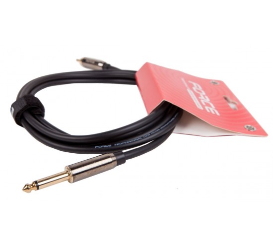Force FLC-09/2 аудио шнур jack 1/4 " моно - RCA, 2 метра