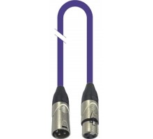 Force FMC-05/3 VT Шнур микрофонный XLR (F) -XLR (M), цвет фиолетовый