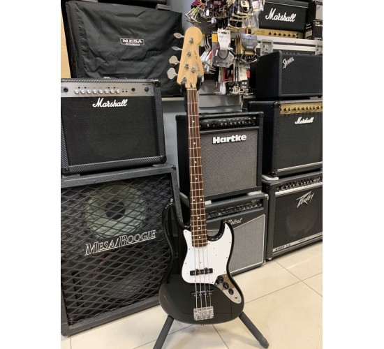 Fender Jazz Bass JB-53 бас-гитара, цвет черный, Япония 1994-1995 USED