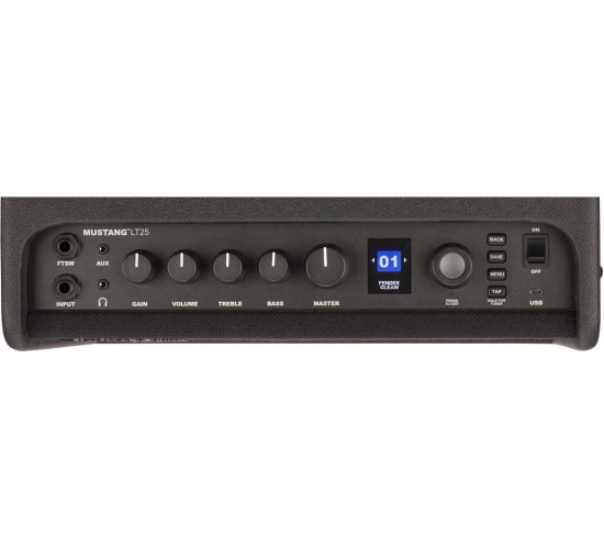 Fender Mustang LT25 Комбоусилитель для электрогитары, 25 Ватт, динамик 1х8'