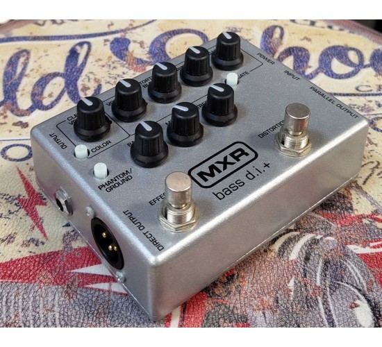 MXR M80 Bass D.I + Preamp / Distortion Limited Edition Silver басовая педаль - дисторшн USED