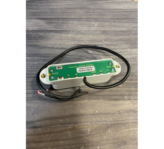 Seymour Duncan SCR-1n Cool Rails for Strat Neck White нековый мини-хамбакер для электрогитары USED