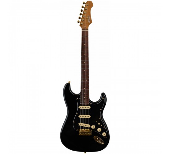JET JS-380 BK G электрогитара, Stratocaster, цвет чёрный