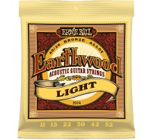Ernie Ball 2004 струны для акуст.гитары Earthwood 80/20 Bronze Light (11-15-22w-30-42-52)