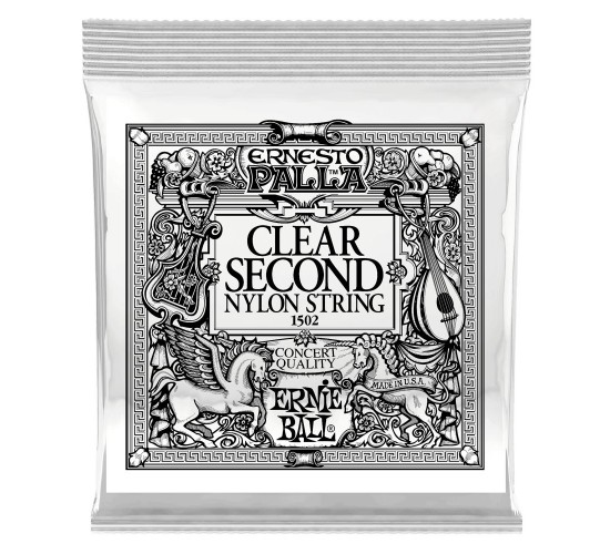 Ernie Ball 1502 2я струна для классической гитары. чистый нейлон, калибр .032