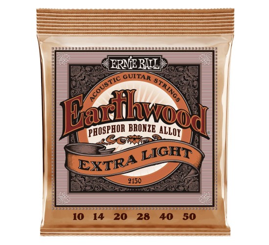 Ernie Ball 2150 струны для акуст.гитары Acoustic Phosphor Bronze  (10-14-20w-28-40-50)