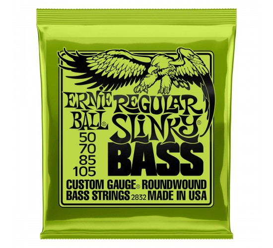 Ernie Ball 2832 струны для бас-гитары Nickel Wound Bass Regular Slinky (50-70-85-105)