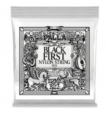 Ernie Ball 1511 1я струна для классической гитары. Черный нейлон, калибр .028
