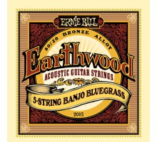 Ernie Ball 2063 струны для 5 стр. банджо Earthwood 80/20 Bronze Bluegrass (9-11-13-20w-9)