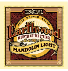 Ernie Ball 2067 струны для мандолины Earthwood 80/20 Bronze Light (9-13-22w-34)