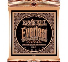 Ernie Ball 2548 струны для акуст.гитары Everlast Coated Phosphor Bronze Light (11-15-22w-30-42-52) фосфорная бронза с нанонапылением