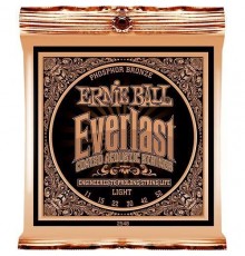 Ernie Ball 2548 струны для акуст.гитары Everlast Coated Phosphor Bronze Light (11-15-22w-30-42-52) фосфорная бронза с нанонапылением