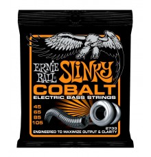 Ernie Ball 2733 струны для бас-гитары Cobalt Bass Hybrid Slinky (45-65-85-105) обмотка кобальт