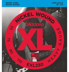 D'Addario EXL230 XL NICKEL WOUND Струны для бас-гитары Long Heavy 55-110