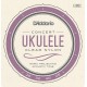 D'Addario EJ65C Комплект струн для концертного укулеле, прозрачный нейлон