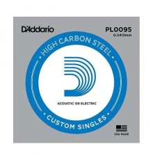 D'Addario PL017 Plain Steel Отдельная струна без обмотки, сталь, .017