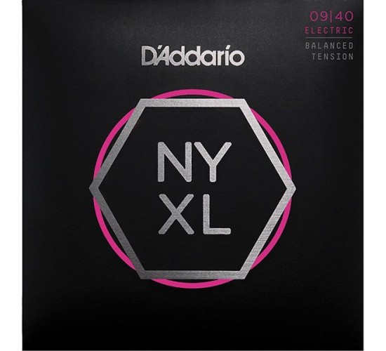 D'Addario NYXL0940BT Комплект струн для электрогитары, Super Light, 09-40