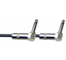 Stagg SPC010L DL гитарный патч шнур, jack-jack, длина 10 см